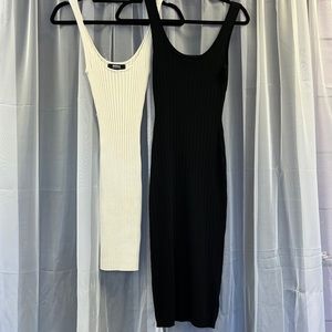 Thick spaghetti strapped midi dresses - perfect piece to have all season long